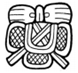 A black and white drawing of a symbol  Description automatically generated