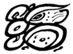 A black and white drawing of a face and a snake  Description automatically generated