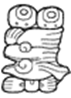 A drawing of a totem pole  Description automatically generated with low confidence