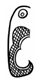 A black and white drawing of a fishnet  Description automatically generated