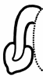 A black and white drawing of a hook  Description automatically generated