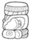 A drawing of a totem pole  Description automatically generated