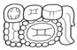 A drawing of a group of stones  Description automatically generated with medium confidence