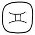 A cartoon face with a small hole in the middle  Description automatically generated with medium confidence