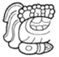 A drawing of a mayan creature  Description automatically generated with medium confidence