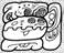 A black and white drawing of a mayan art  Description automatically generated