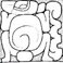 A black and white drawing of a turtle  Description automatically generated